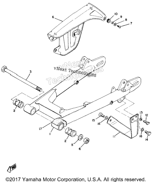 Rear Arm & Chain Case