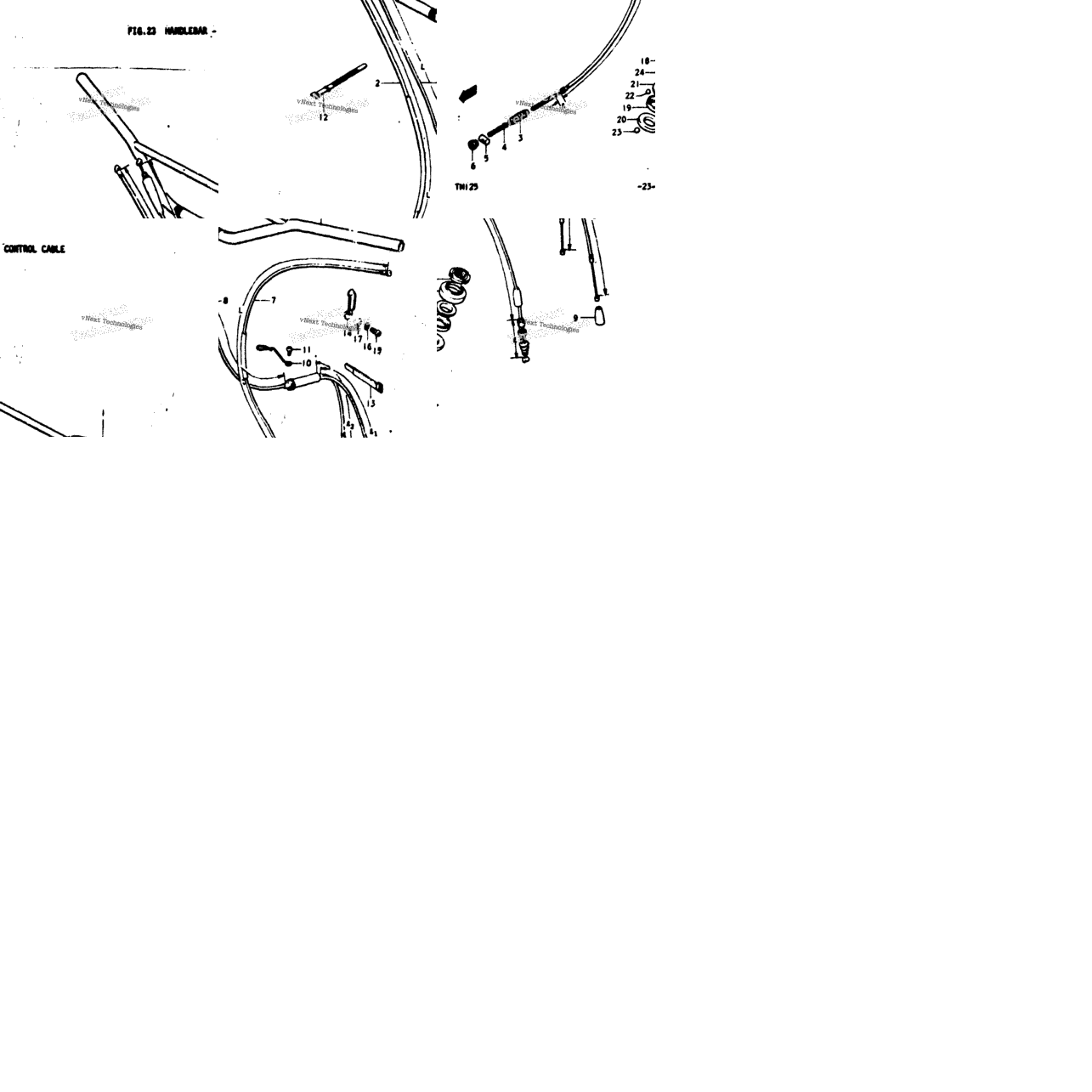 Handlebar - Control Cable