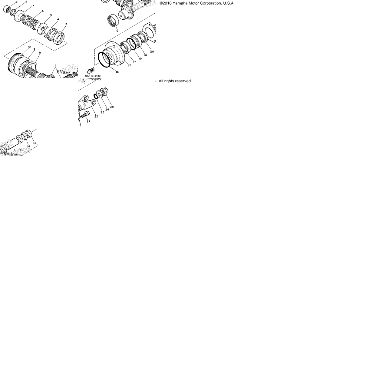 Middle Drive Gear