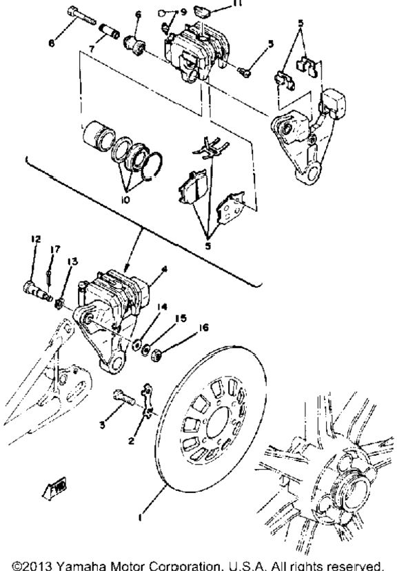 Rear Disc Brake-Caliper