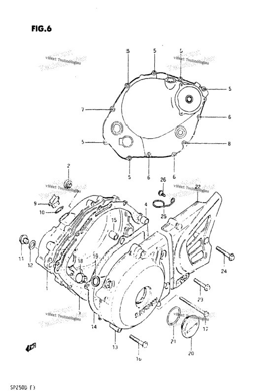 Crankcase Cover (Model D)