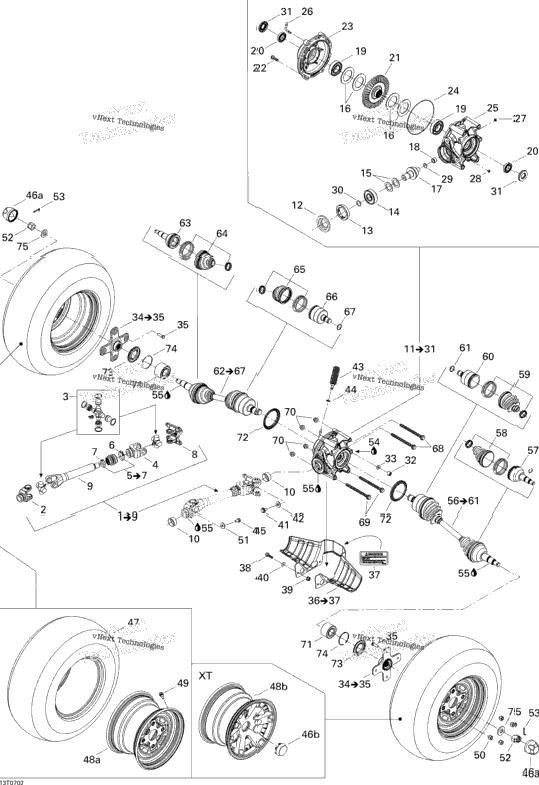 Drive System, Rear Std