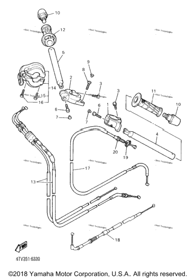 Steering Handle Cable