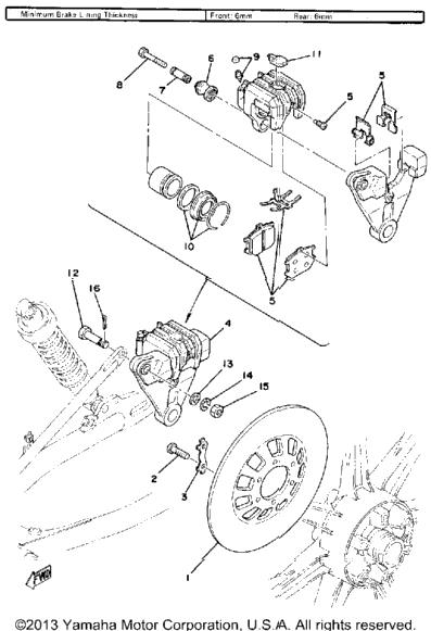 Rear Disc Brake-Caliper