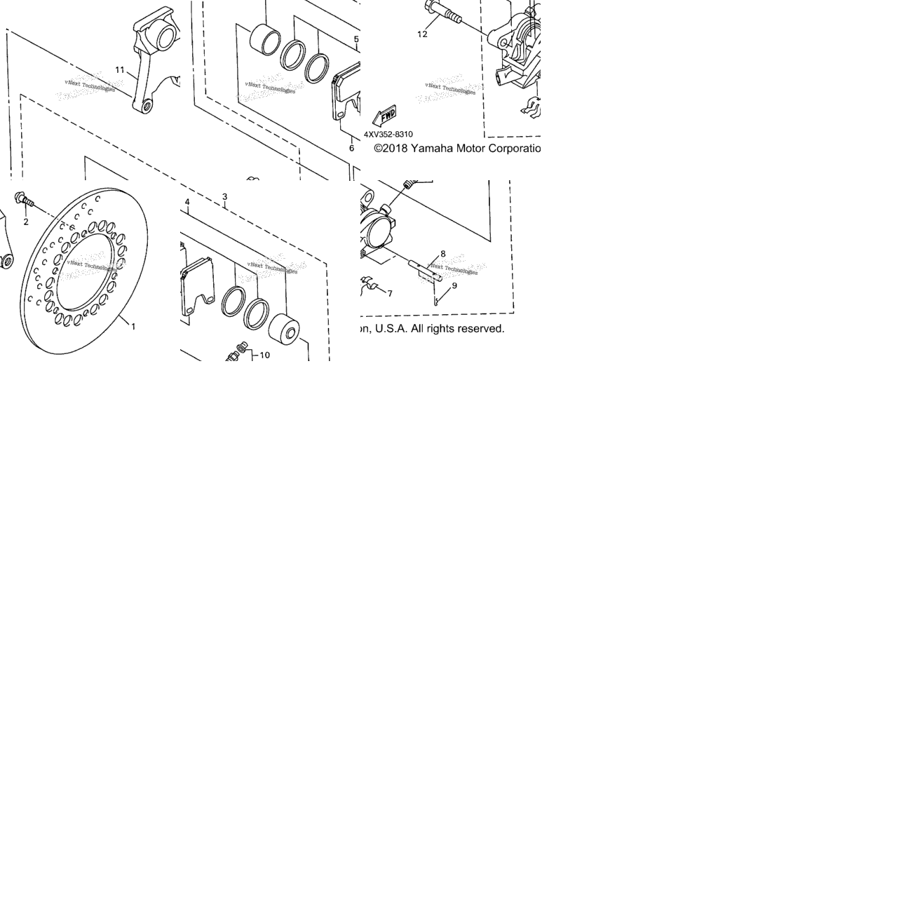 Rear Brake Caliper