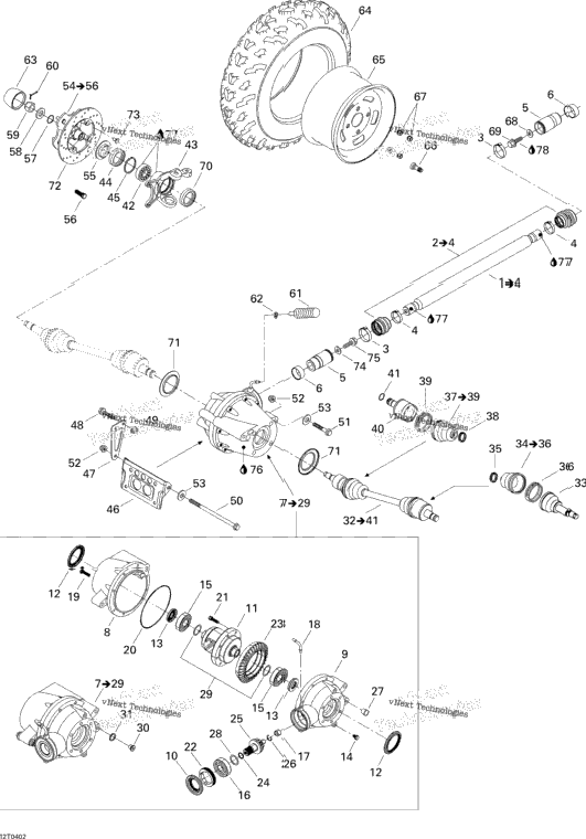 Drive System, Front