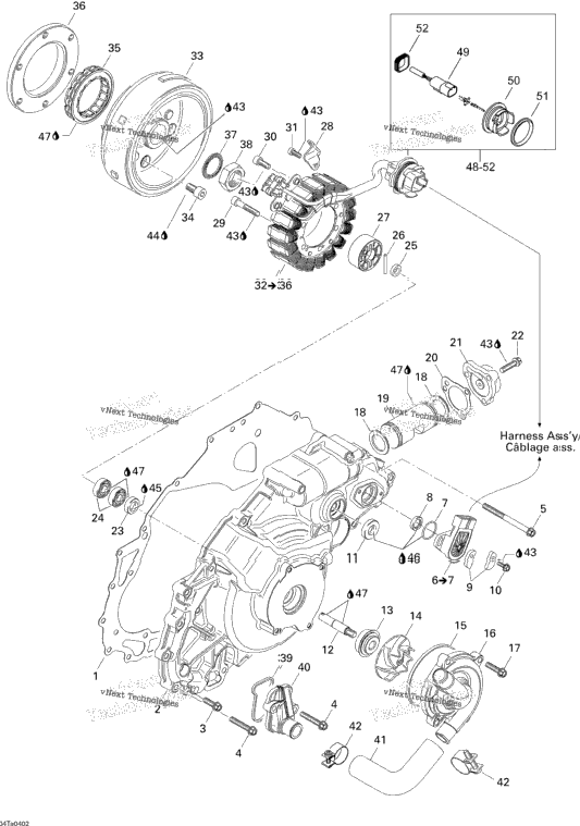 Ignition And Water Pump