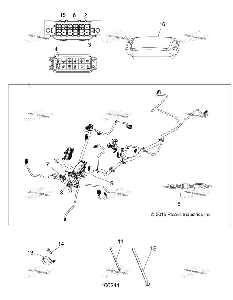 Electrical, Main Wire Harness