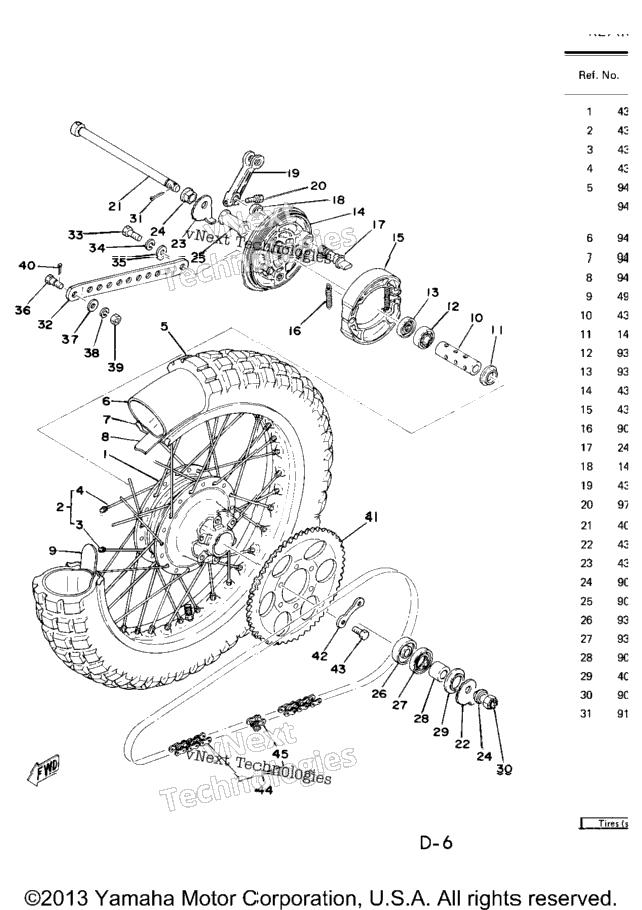 Rear Wheel
