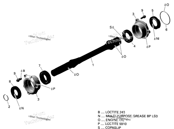 Rotax - Drive Shaft