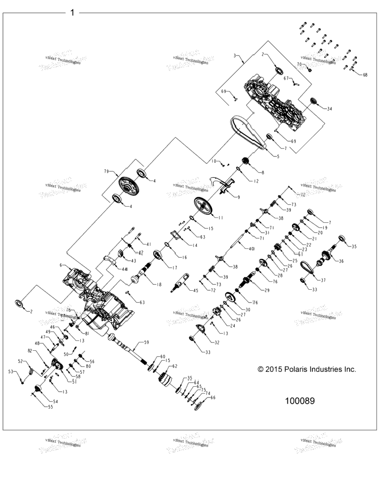 Drive Train, Main Gearcase