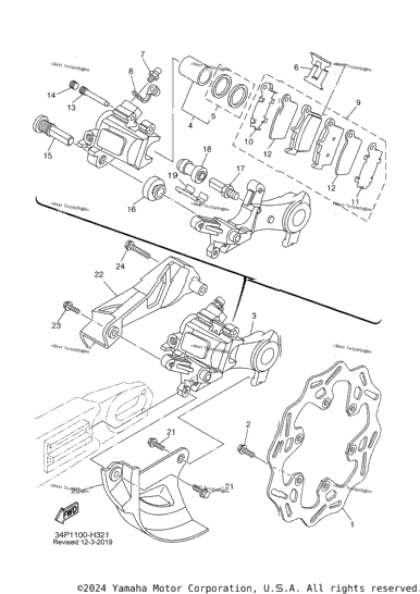 Rear Brake Caliper