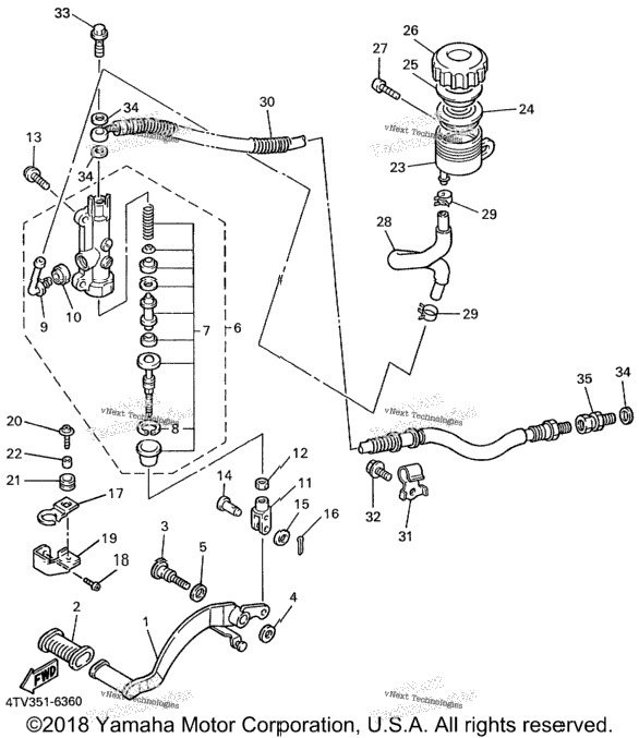Rear Master Cylinder