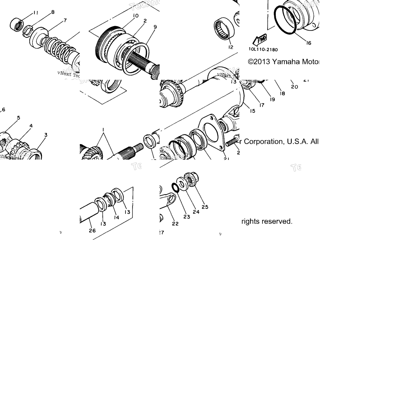 Middle Drive Gear
