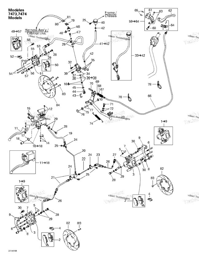 Hydraulic Brake ( 7473 7474 )