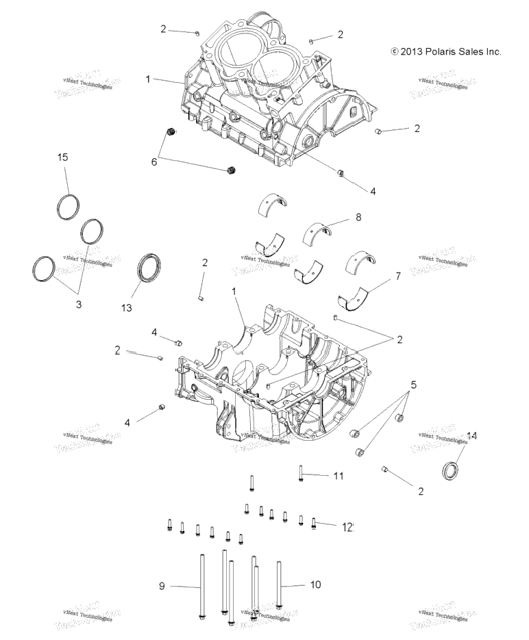 Engine, Crankcase