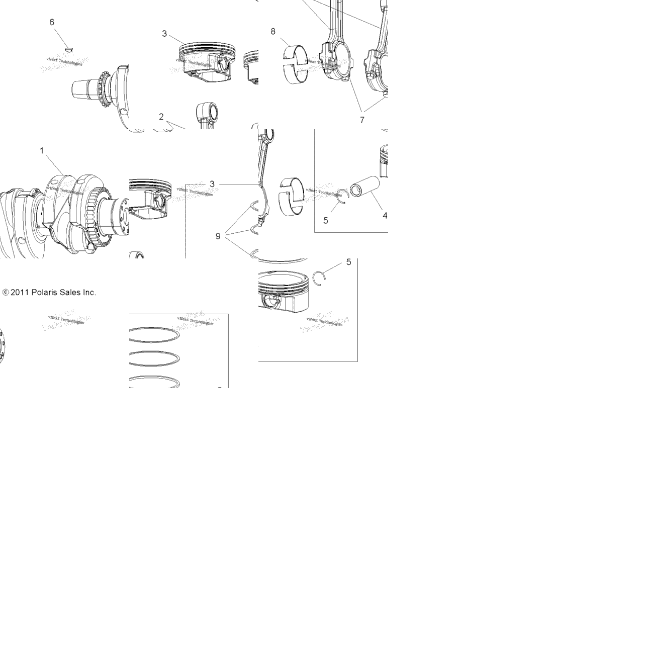 Engine, Crankshaft & Piston