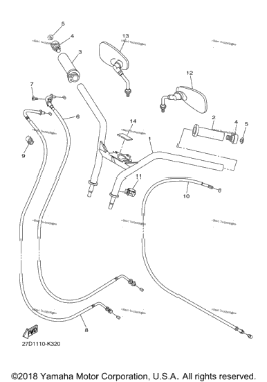 Steering Handle Cable