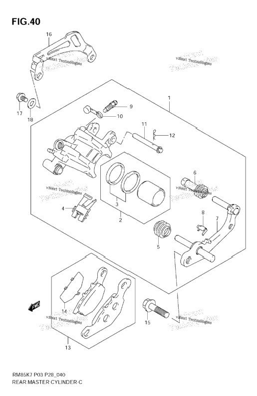 Rear Caliper