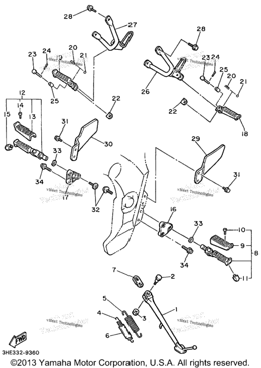 Stand Footrest