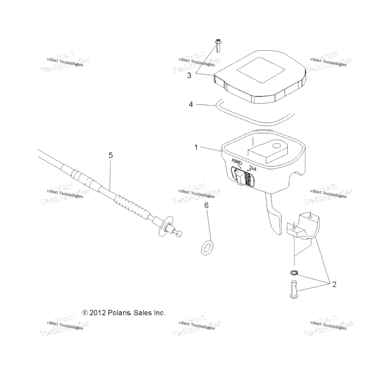 Steering, Controls, Throttle Asm. & Cable