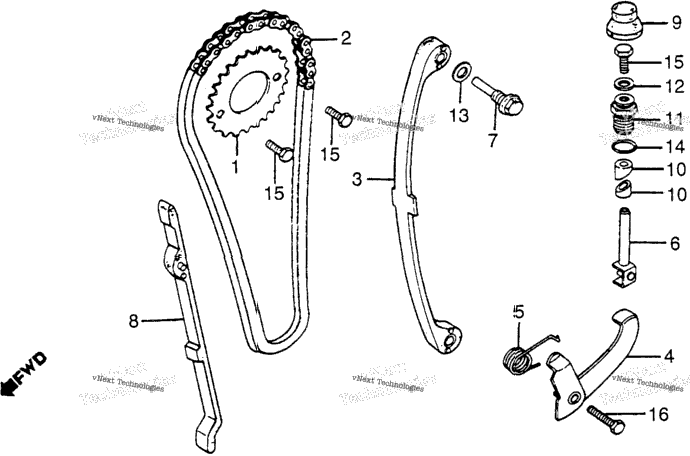 Cam Chain + Tensioner