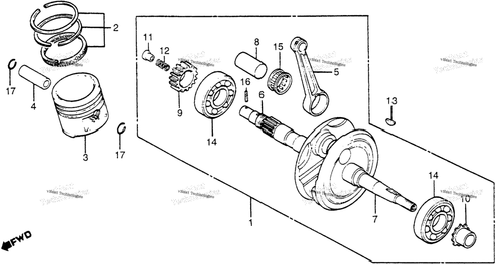 Crankshaft + Piston