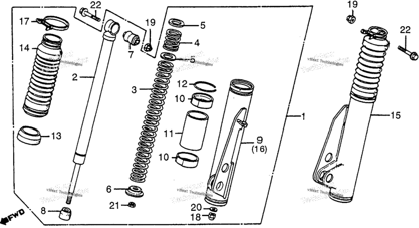 Front Fork + Front Damper 83