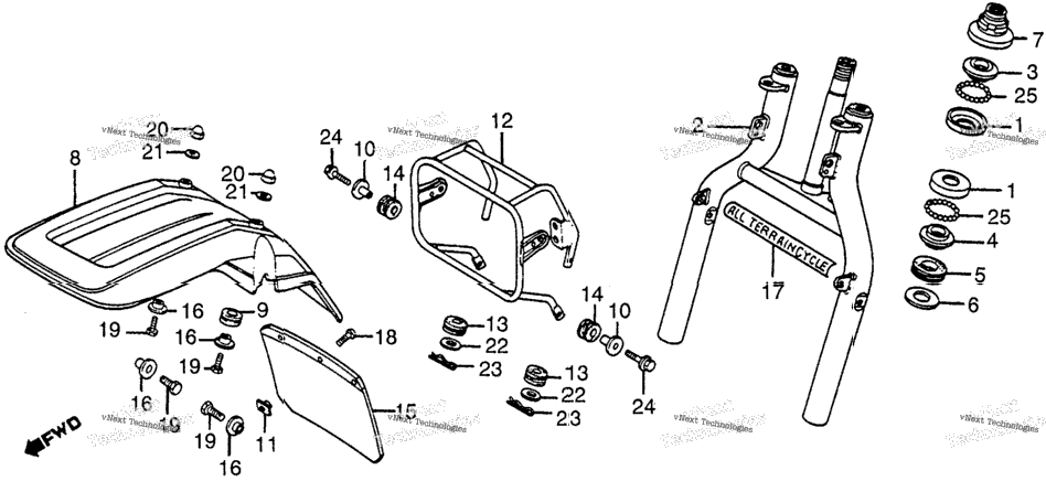 Front Fork + Front Fender
