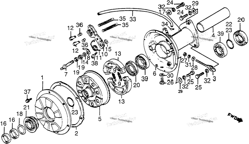 Rear Brake Drum