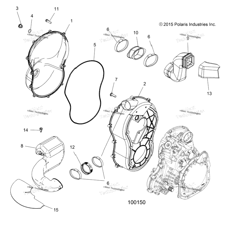 Body, Clutch Cover