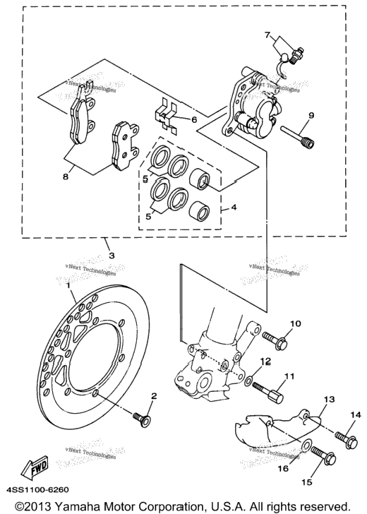 Front Brake Caliper