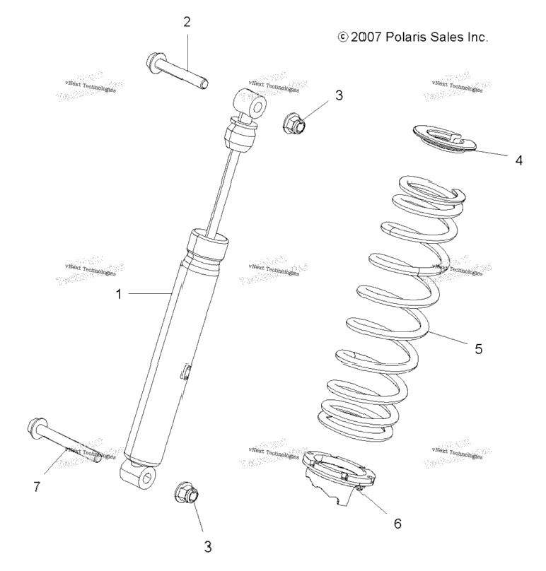 Suspension, Shock, Rear