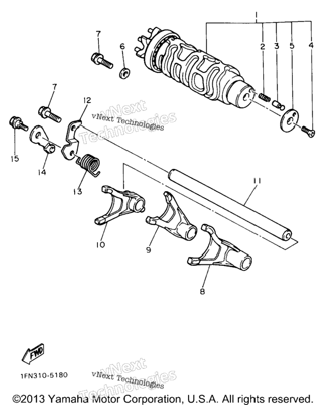 Shift Cam Shift Fork