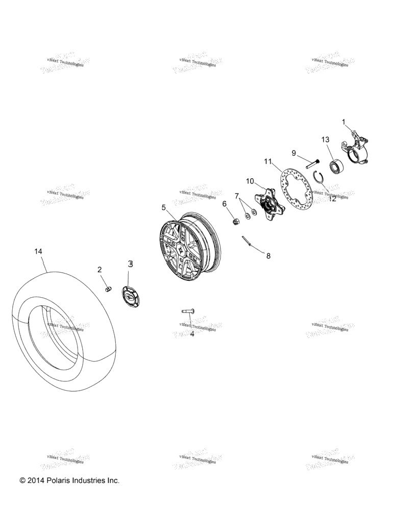 Wheels, Front & Hub
