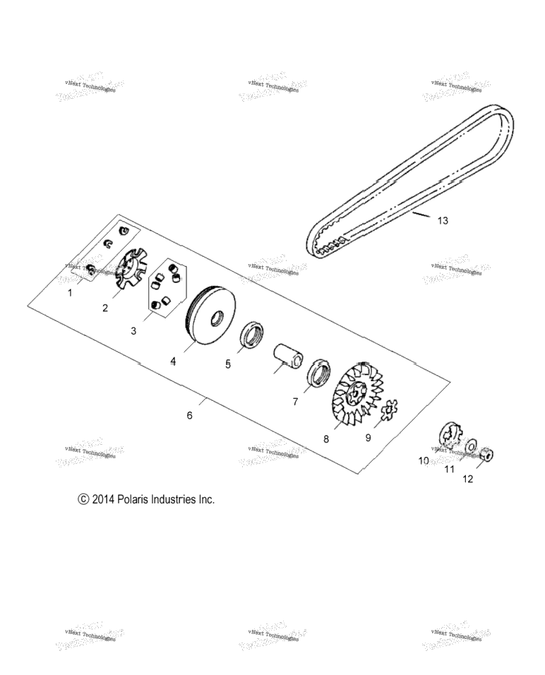 Drive Train, Primary Clutch