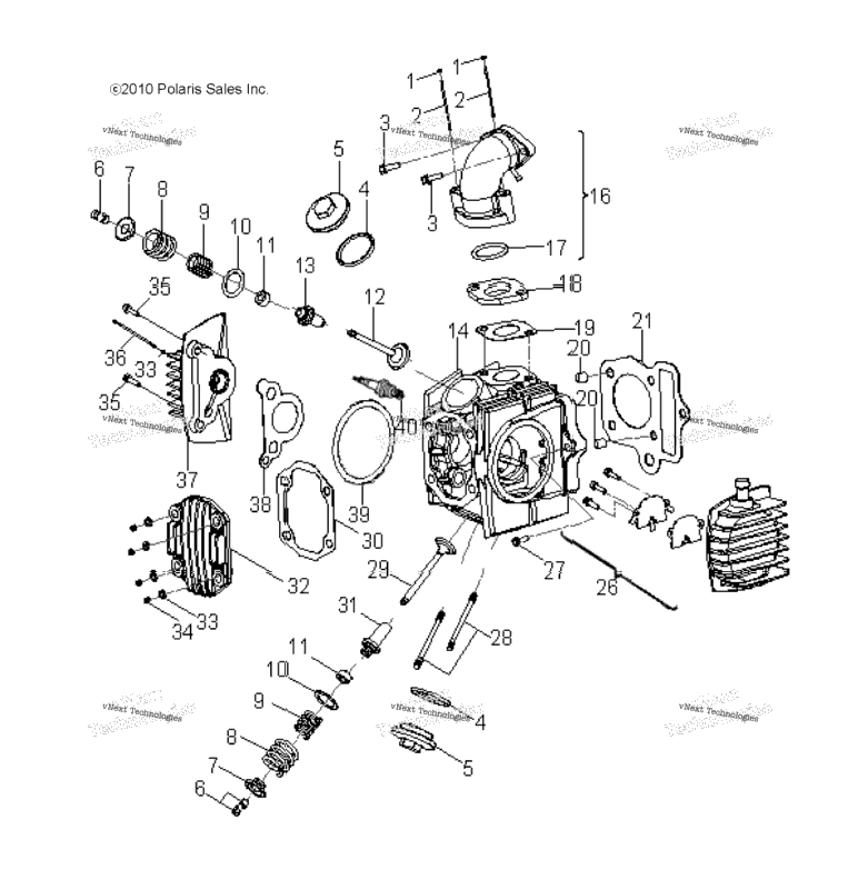 Engine, Cylinder Head