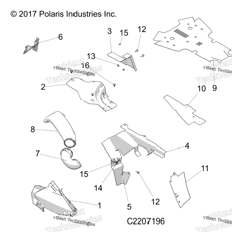 Body Panels, Thermal Shields A1701c Applies To 20152016 Sportsman 850 1Up Models After Safety Recall A1701c Has Been Completed