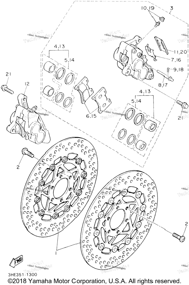 Front Brake Caliper