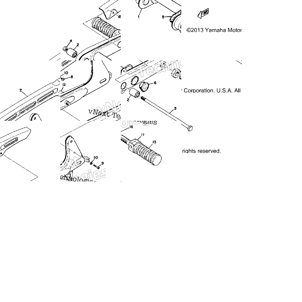 Rear Arm - Chain Case