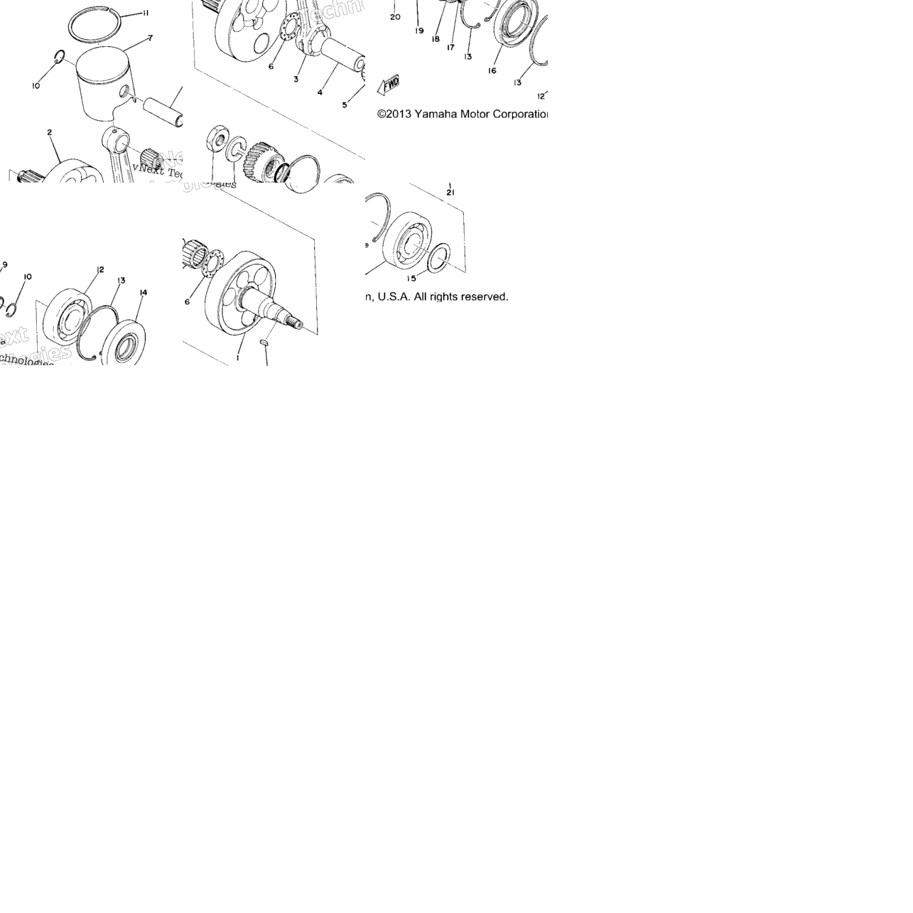 Crank - Piston