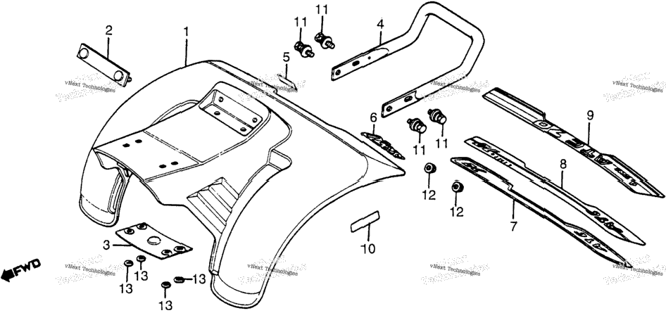 Rear Fender