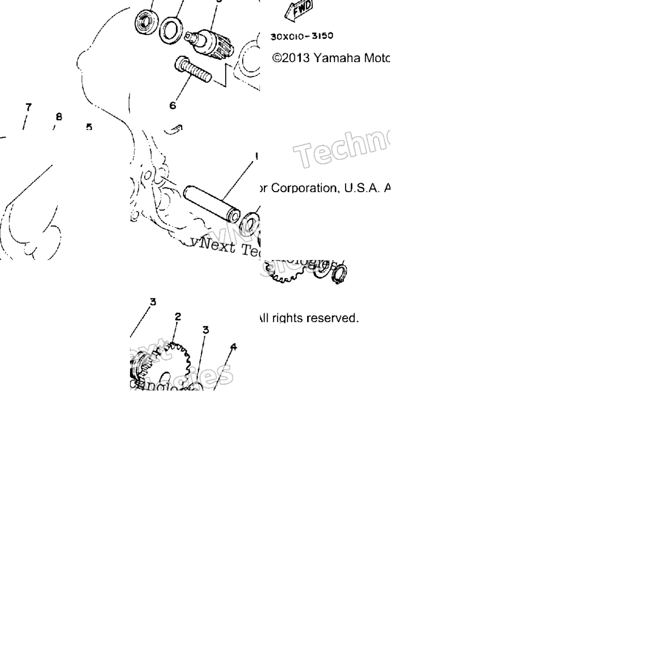Tachometer Gear