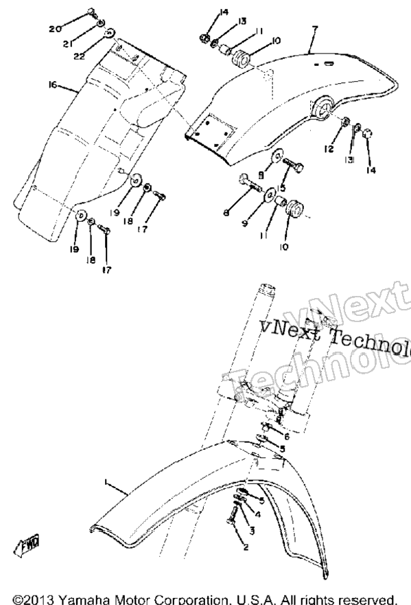 Front Fender Rear Fender