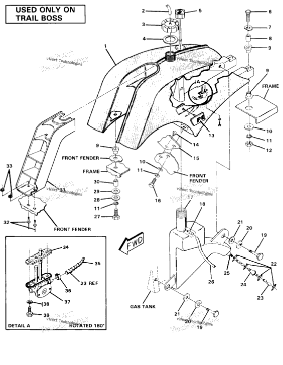 Fuel Tank Assemblytrail Boss