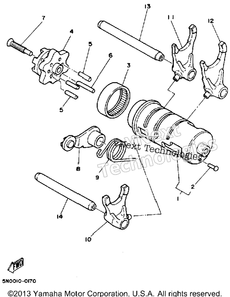 Shift Cam Fork