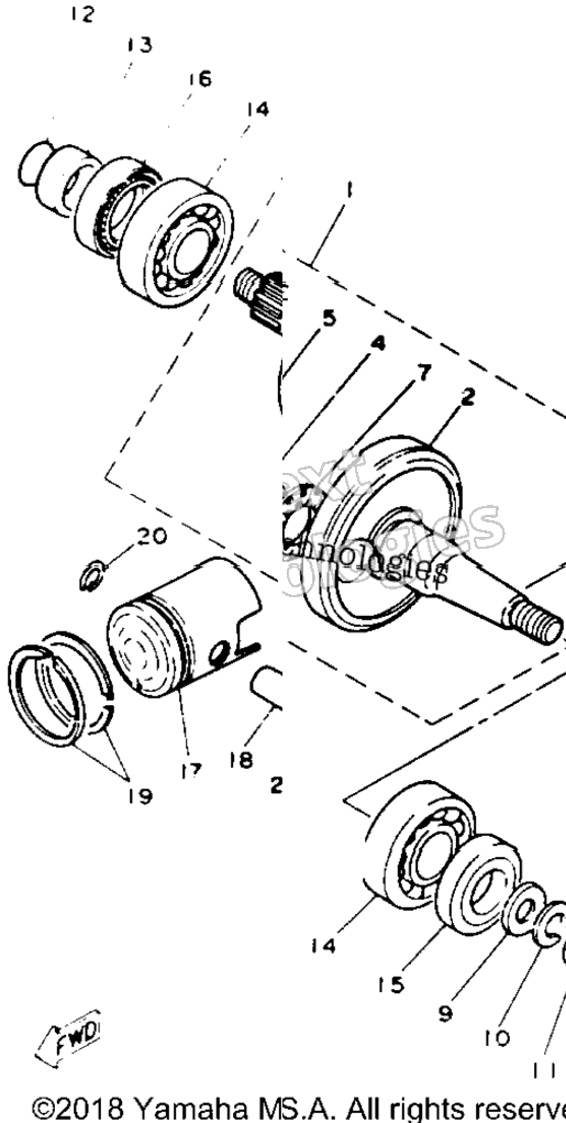 Crankshaft Piston