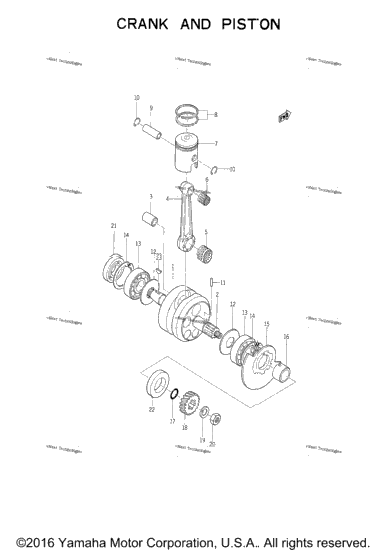 Crank - Piston