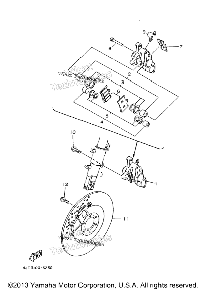 Front Brake Caliper