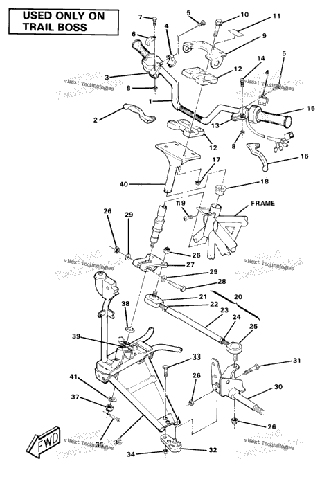 Steering Assemblytrail Boss